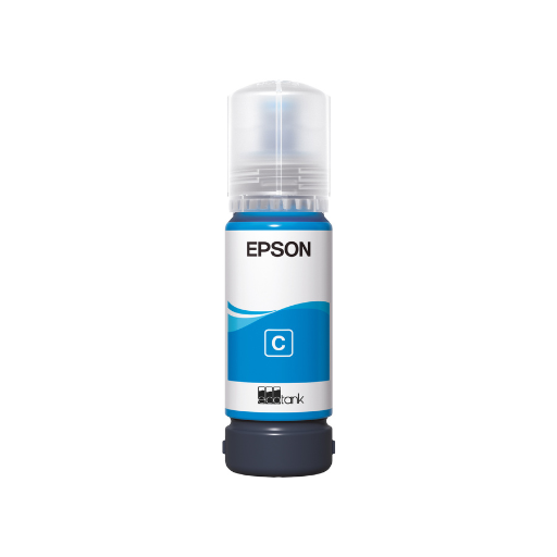 Epson 108 Cyan - Bouteille d'encre Epson EcoTank d'origine (C13T09C24A)