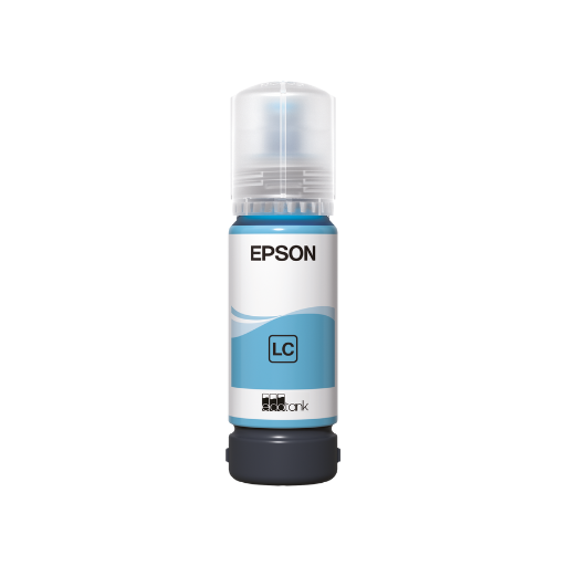 Epson 108 Cyan clair - Bouteille d'encre Epson EcoTank d'origine (C13T09C54A)