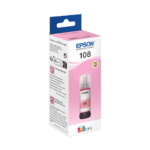 Epson 108 Magenta clair - Bouteille d'encre Epson EcoTank d'origine (C13T09C64A)