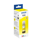 Epson 108 Jaune - Bouteille d'encre Epson EcoTank d'origine (C13T09C44A)