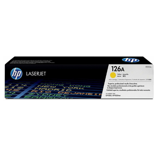 HP 126A Jaune (CE312A) - Toner HP LaserJet d'origine