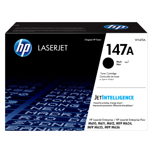 HP 147A Noir - Toner HP LaserJet d'origine (W1470A)