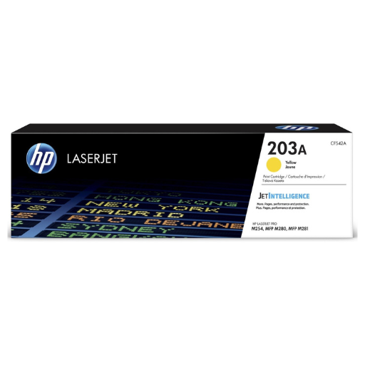 HP 203A Jaune (CF542A) - Toner HP LaserJet d'origine