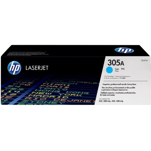 HP 305A Cyan (CE411A) - Toner HP LaserJet d'origine