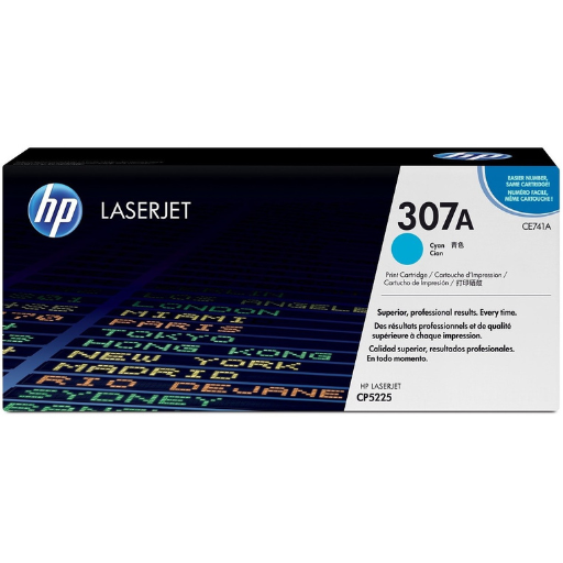 HP 307A Cyan (CE741A) - Toner HP LaserJet d'origine