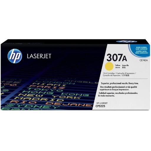 HP 307A Cyan (CE741A) - Toner HP LaserJet d'origine