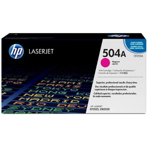 HP 504A Jaune (CE252A) - Toner HP LaserJet d'origine