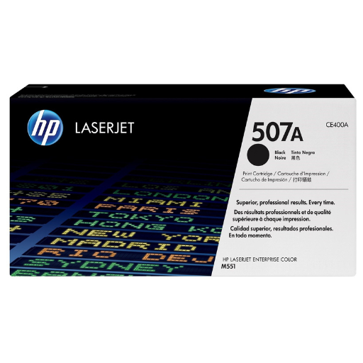 HP 507A Noir (CE400A) - Toner HP LaserJet d'origine