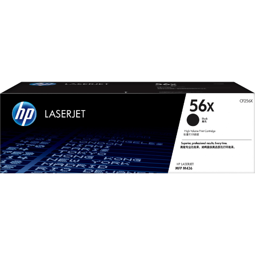 HP 56X Noir (CF256X) - Toner grande capacité HP LaserJet d'origine