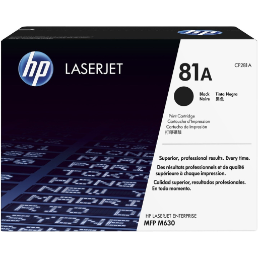 HP 81A Noir (CF281A) - Toner HP LaserJet d'origine