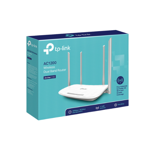 Routeur TP-Link Archer C50 AC1200 Wi-Fi double bande 300Mbps (ARCHERC50)