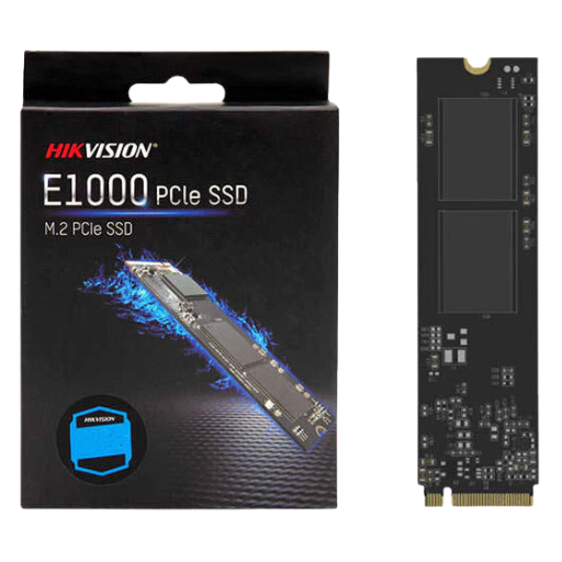 Disque dur interne SSD Hikvision E1000 M.2 2280 PCIe Gen3 x4 NVMe 512 Go (HS-SSD-E1000-512G)